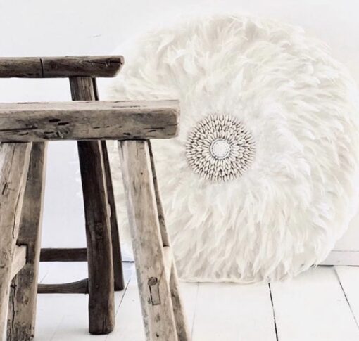 DECORA-PLUMAS blanco 40cm