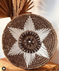 WALL DECOR caracol macramé