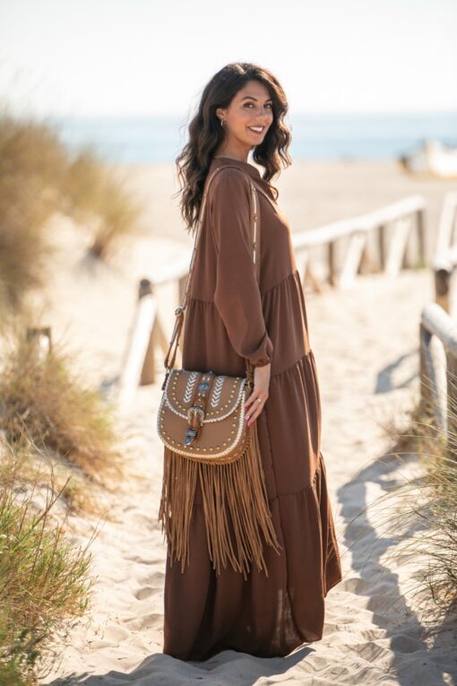 BOLSO COACHELLA camel - Imagen 13