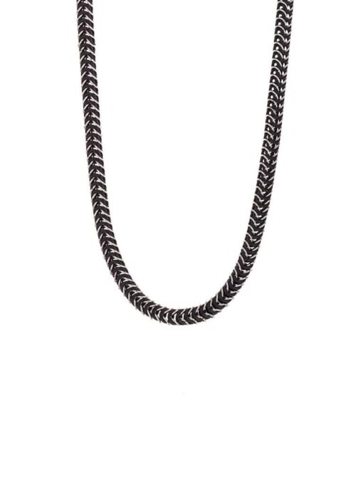 COLLAR Tubular plata largo