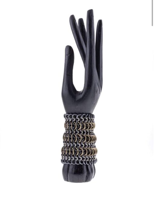 BRAZALETE Metal Skin black/gold - Imagen 2