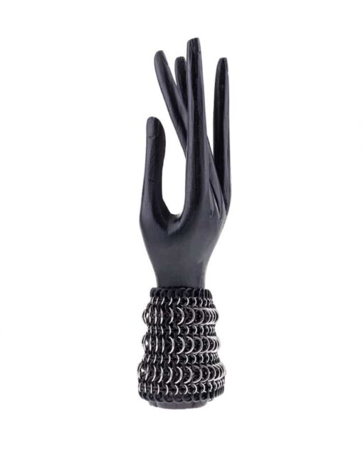 BRAZALETE Metal Skin black/silver - Imagen 5