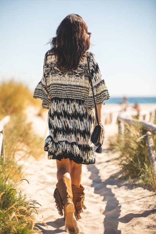 Vestido Zoe corto negro - Imagen 8