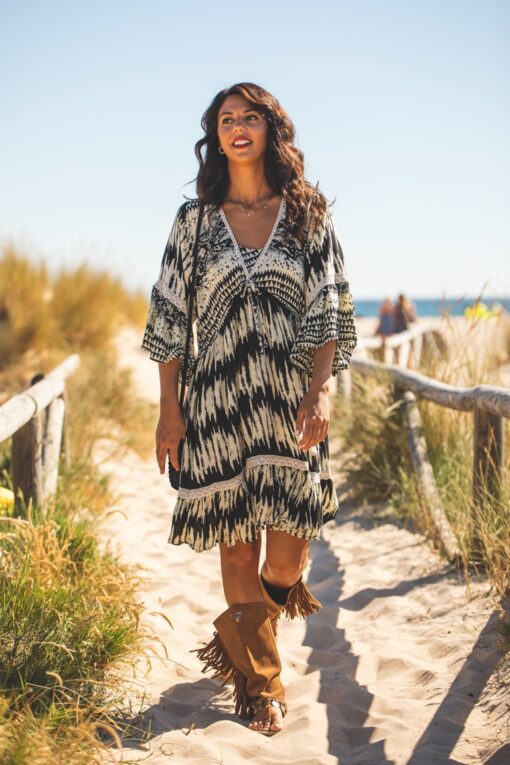 Vestido Zoe corto negro