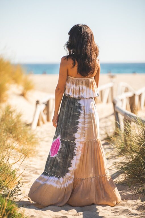 Maxi Vestido DAKOTA Shells beige - Image 9