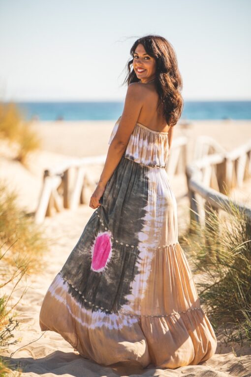 Maxi Vestido DAKOTA Shells beige