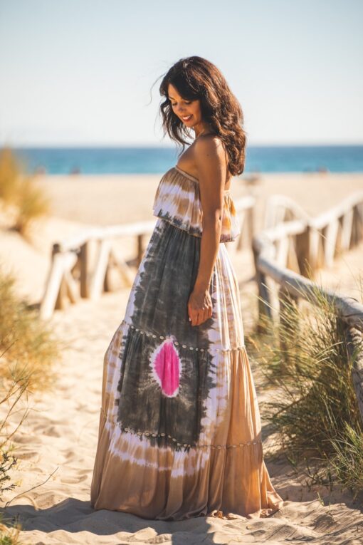Maxi Vestido DAKOTA Shells beige - Image 8