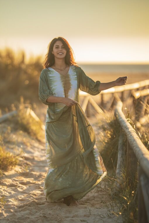 Maxi Tunic VARADERO kaki - Imagen 8