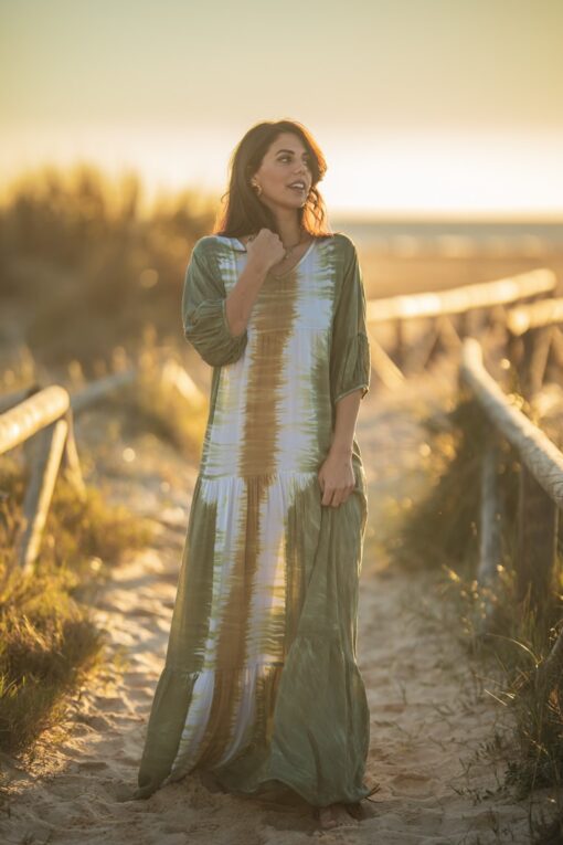 Maxi Tunic VARADERO kaki - Imagen 7