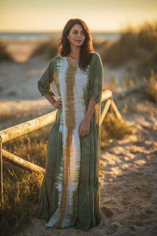 Maxi Tunic VARADERO kaki - Imagen 6