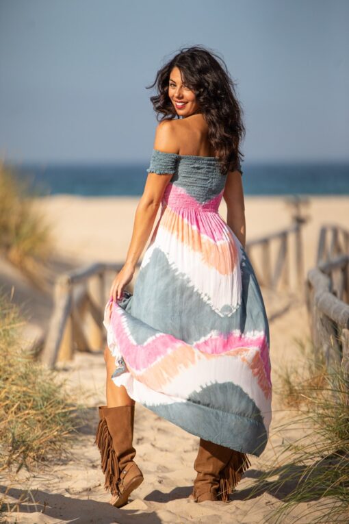 VESTIDO DANIELA gris - Imagen 11