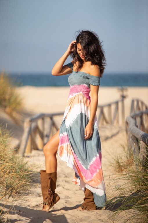 VESTIDO DANIELA gris - Imagen 9