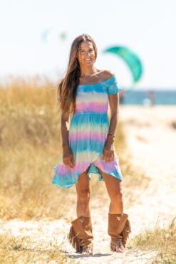 VESTIDO CANDELA corto multi