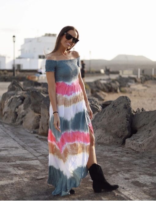 VESTIDO DANIELA gris - Imagen 2