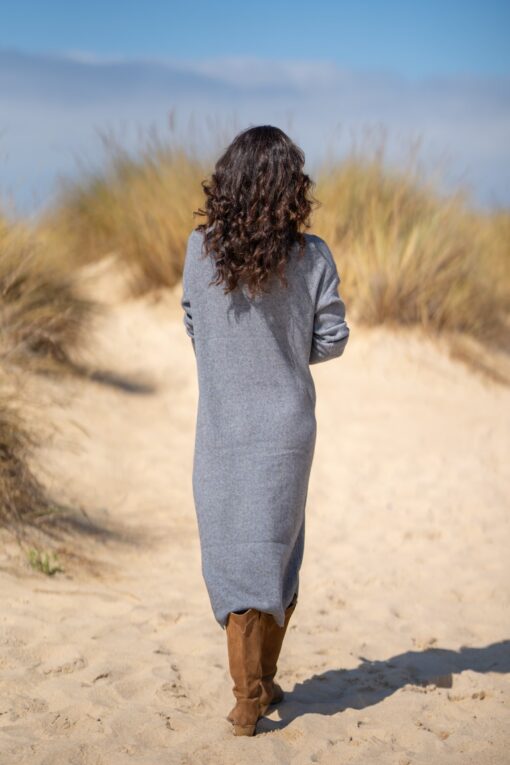 Vestido OLIVIA punto gris - Image 6