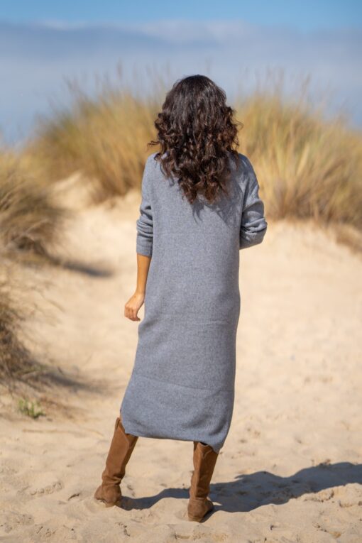 Vestido OLIVIA punto gris - Image 5