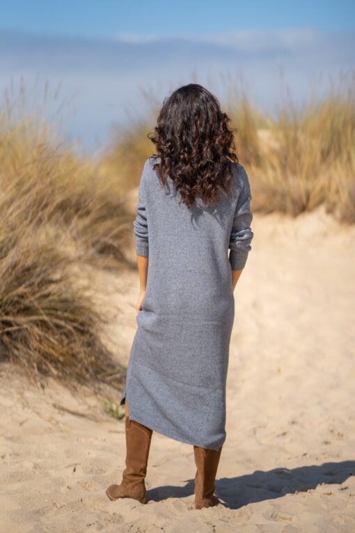 Vestido OLIVIA punto gris - Image 4
