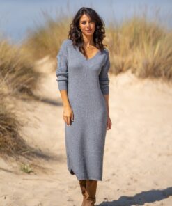 Vestido OLIVIA punto gris
