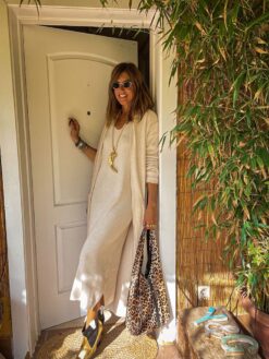 Vestido OLIVIA punto beige