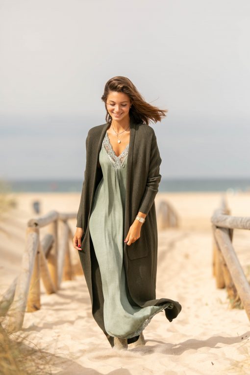 CARDIGAN OLIVIA kaki - Imagen 14