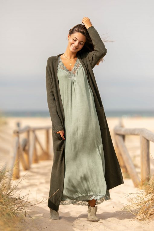 CARDIGAN OLIVIA kaki - Imagen 8