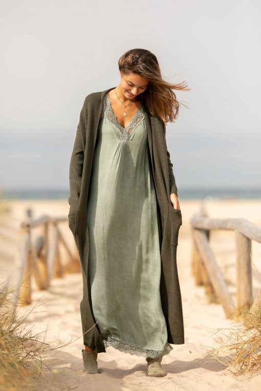 CARDIGAN OLIVIA kaki - Imagen 7
