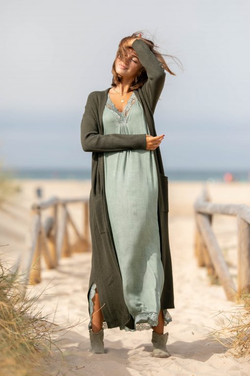 CARDIGAN OLIVIA kaki - Imagen 6