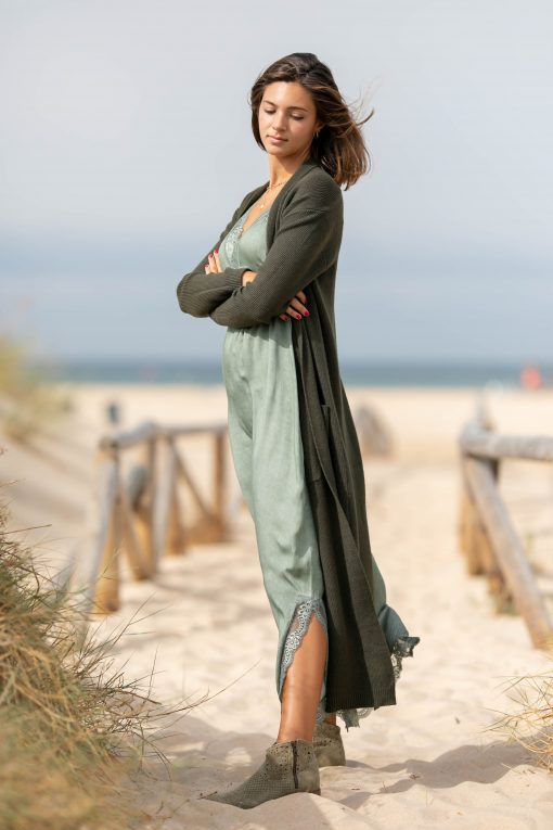 CARDIGAN OLIVIA kaki - Imagen 5