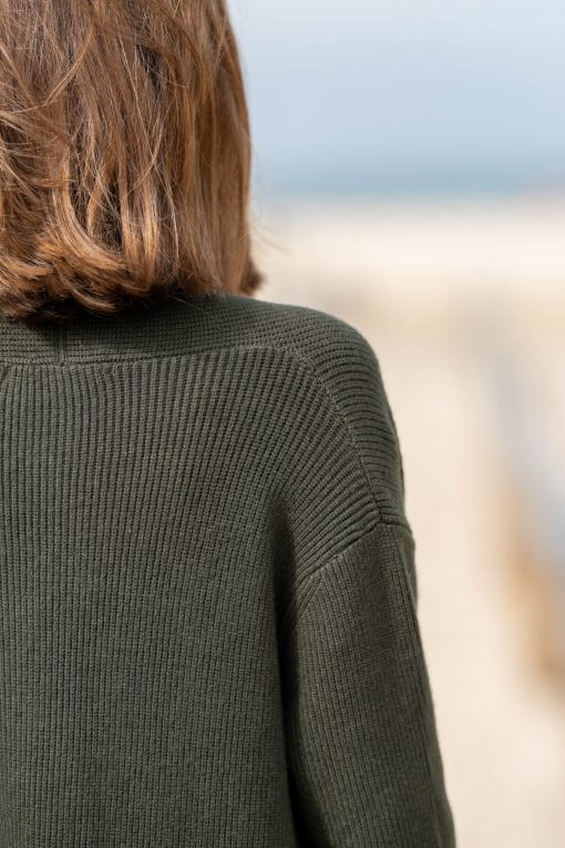 CARDIGAN OLIVIA kaki - Imagen 12