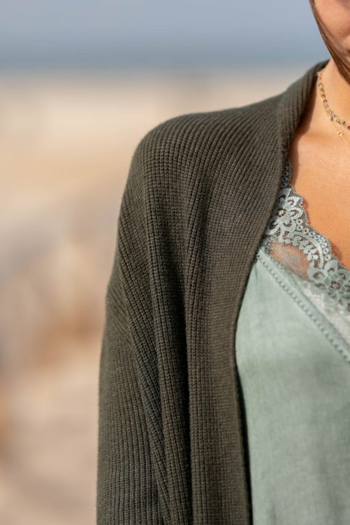 CARDIGAN OLIVIA kaki - Imagen 13