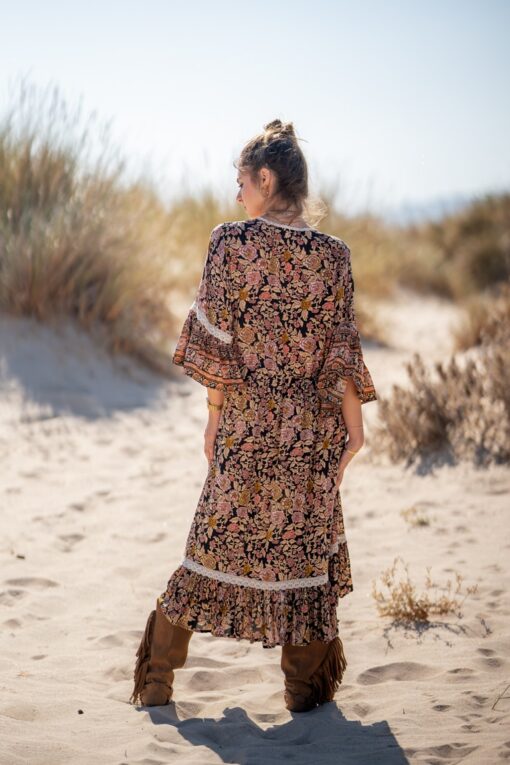 Vestido MIA midi negro - Imagen 8