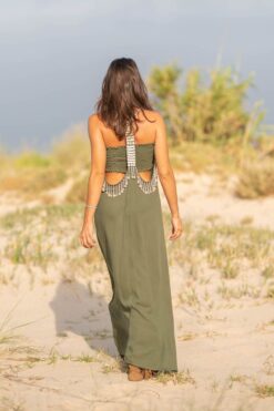 Vestido Lea kaki