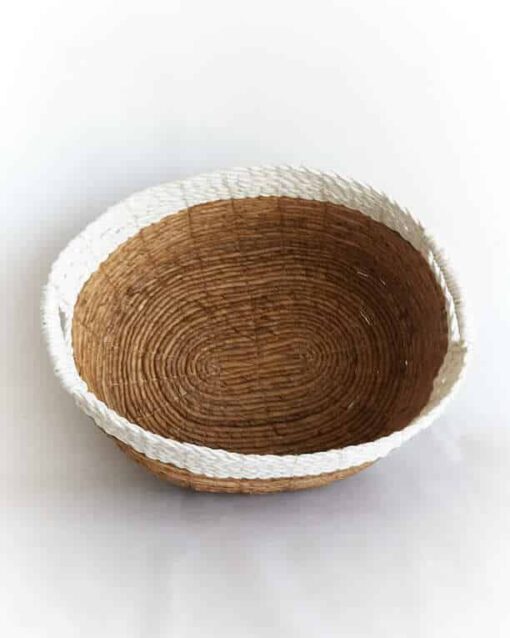 CESTO BASIC BICOLOR natural/blanco - Imagen 3