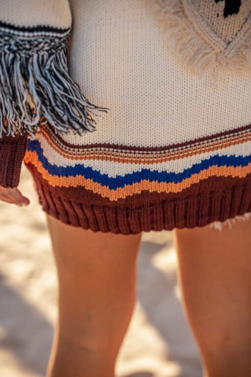 Cardigan BOHO crudo - Imagen 9