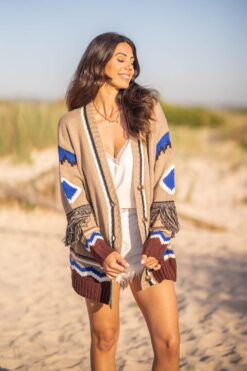 Cardigan BOHO topo