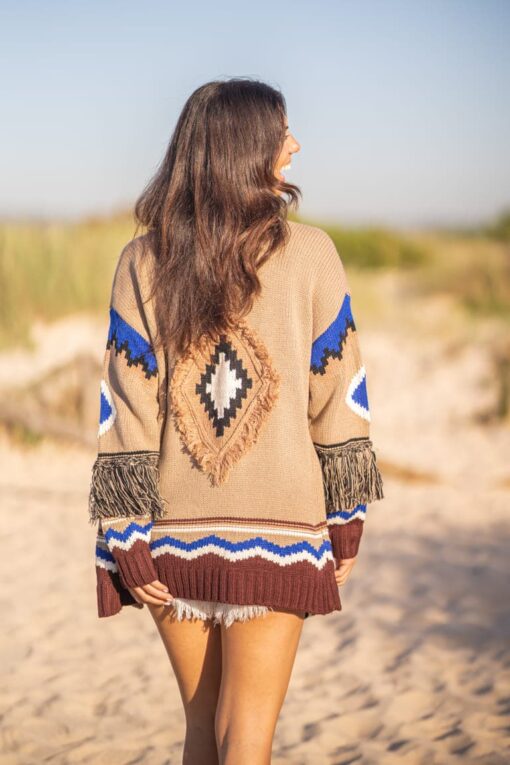 Cardigan BOHO topo - Imagen 4