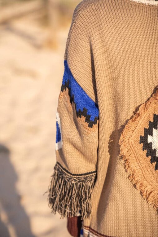 Cardigan BOHO topo - Imagen 6