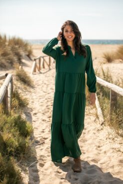 Vestido SANDRO verde