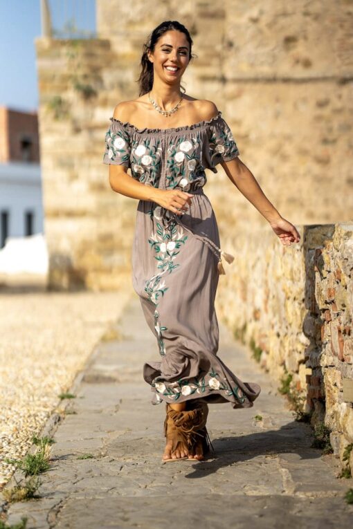 Vestido CRETA topo - Imagen 3