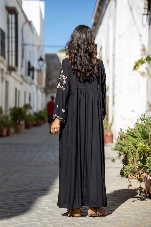 Kimono MIKONOS negro - Imagen 3