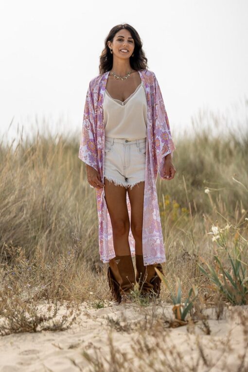Kimono SILBAN blanco - Imagen 4