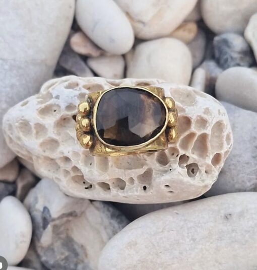Anillo Cuarzo Ahumado - Imagen 4