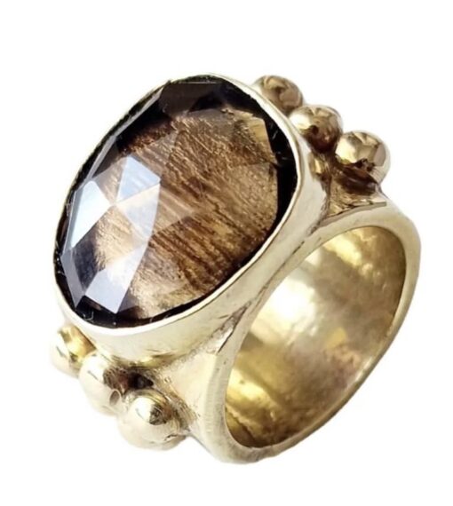 Anillo Cuarzo Ahumado - Imagen 3