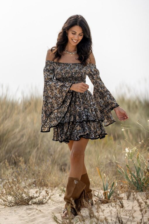 Vestido MUSE corto negro - Imagen 7