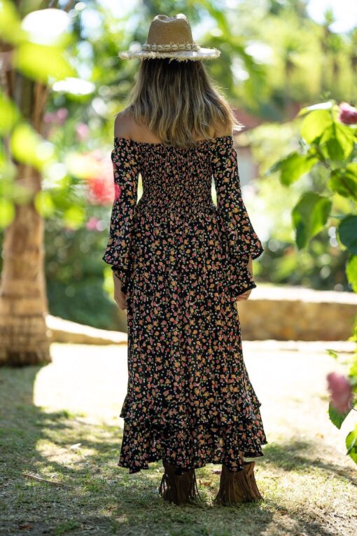 Maxi Vestido Verona negro - Imagen 3