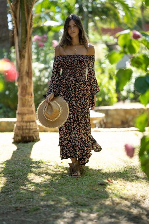 Maxi Vestido Verona negro - Imagen 5