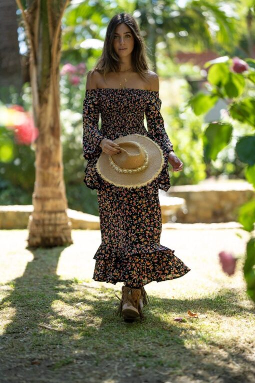 Maxi Vestido Verona negro - Imagen 4