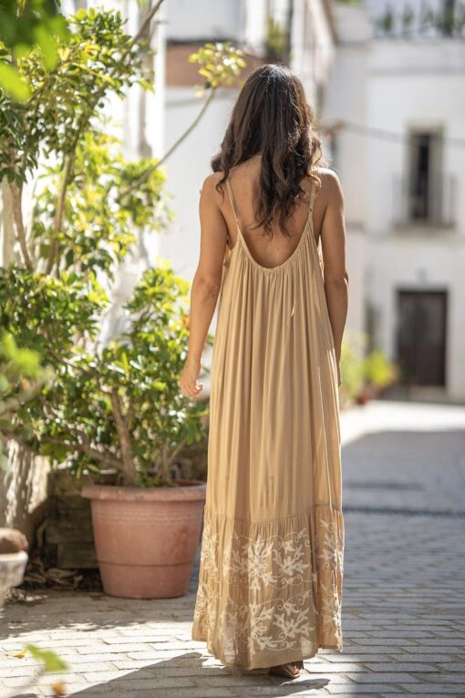 Vestido Santorini tostado - Imagen 3