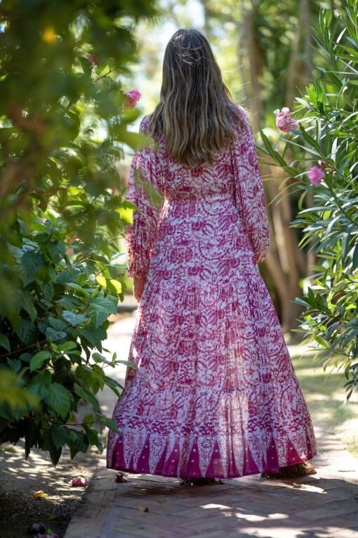 Maxi Vestido Sofi rosa - Imagen 2