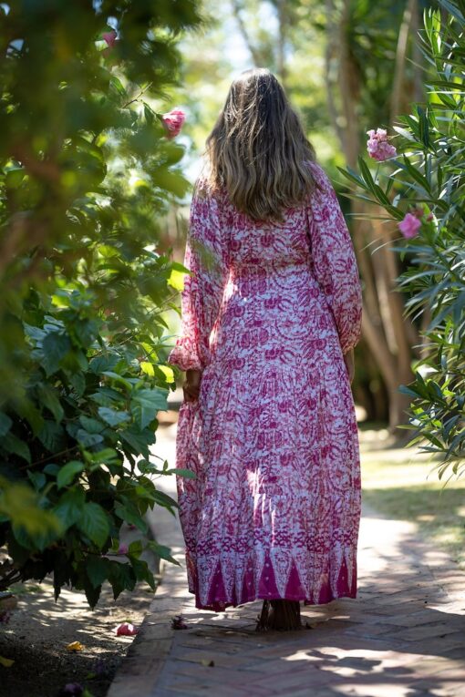 Maxi Vestido Sofi rosa - Imagen 7